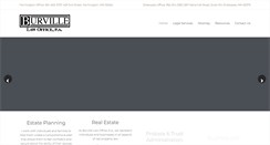 Desktop Screenshot of burvillelaw.com